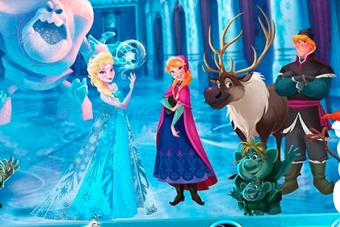 Permainan Frozen Mainkan untuk dua Elsa dan Olaf