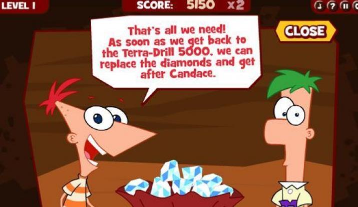 Παιχνίδια Phineas and Ferb Games Fitness and Ferb Conquest 2